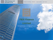 Tablet Screenshot of fbsefinance.com